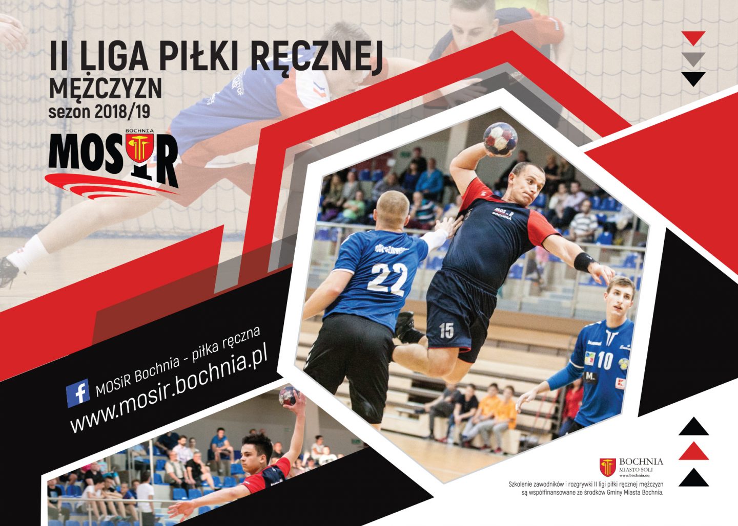 Przegrana z kolegami. AZS AGH Kraków – MOSiR Bochnia 39:25 (18:10) / II liga mężczyzn