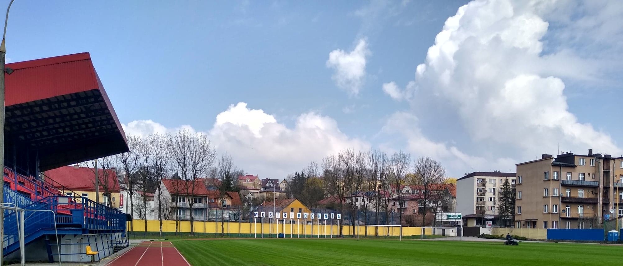 Murawa Stadionu Miejskiego w Bochni - 20.04.2021