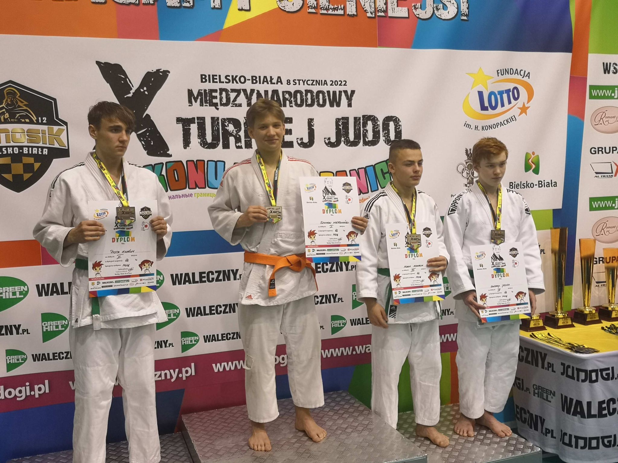 Złoto i brąz na X Międzynarodowym Turnieju Judo dla Dzieci i Młodzieży w Bielsku -Białej