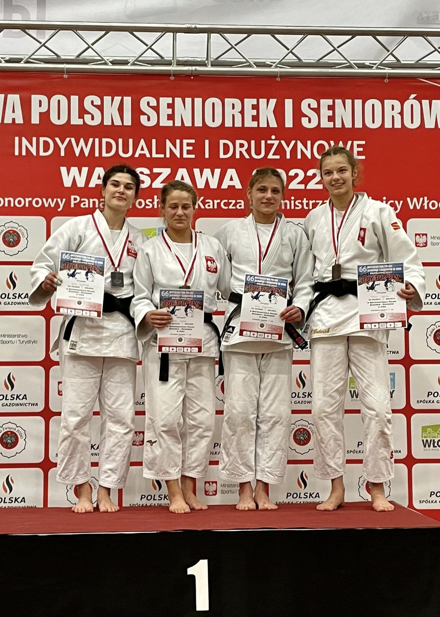 Oliwia Wątorek brązową medalistką w MP seniorek w judo