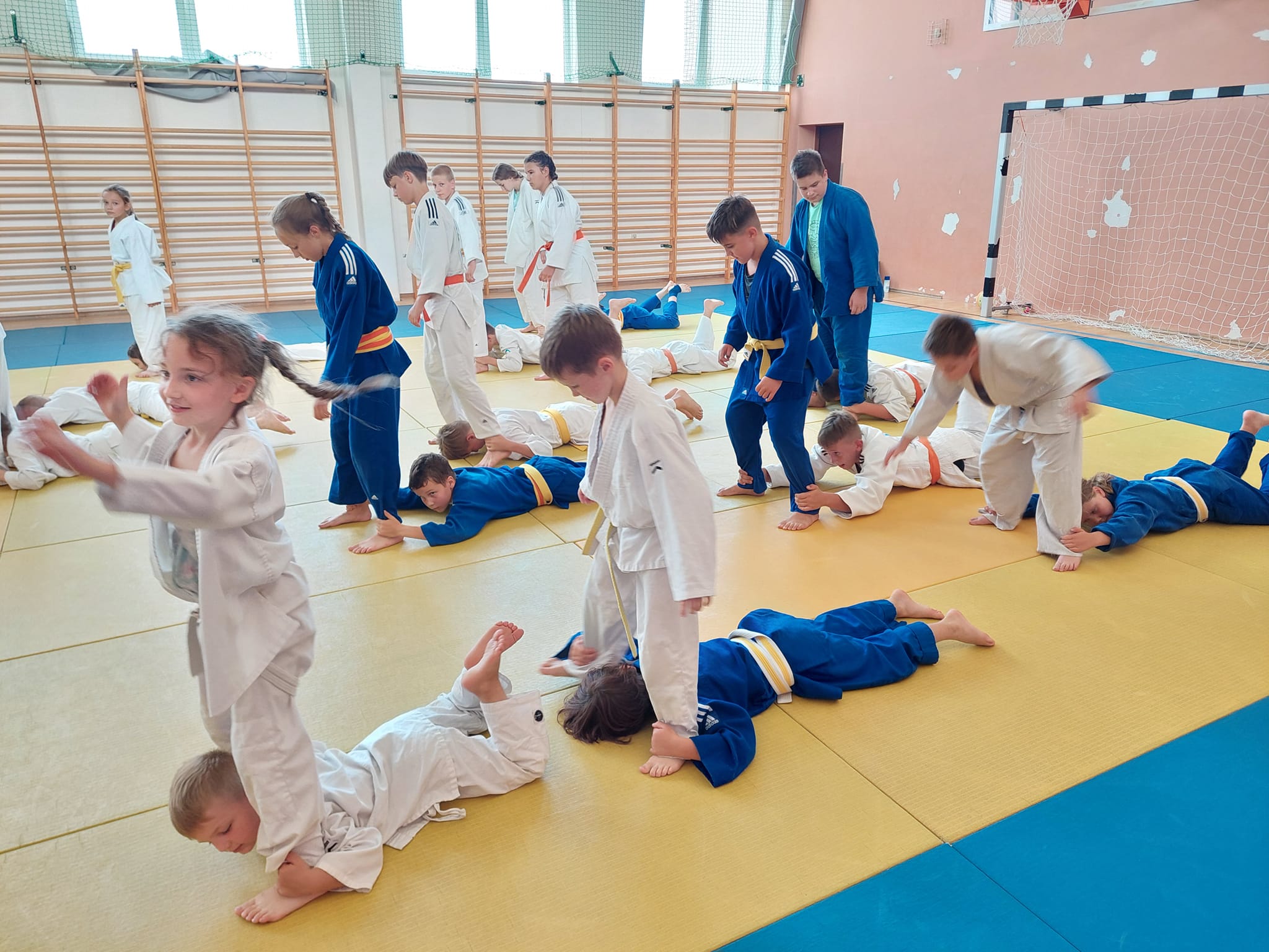 Młodzi judocy MOSiR Bochnia na obozie w Chłapowie