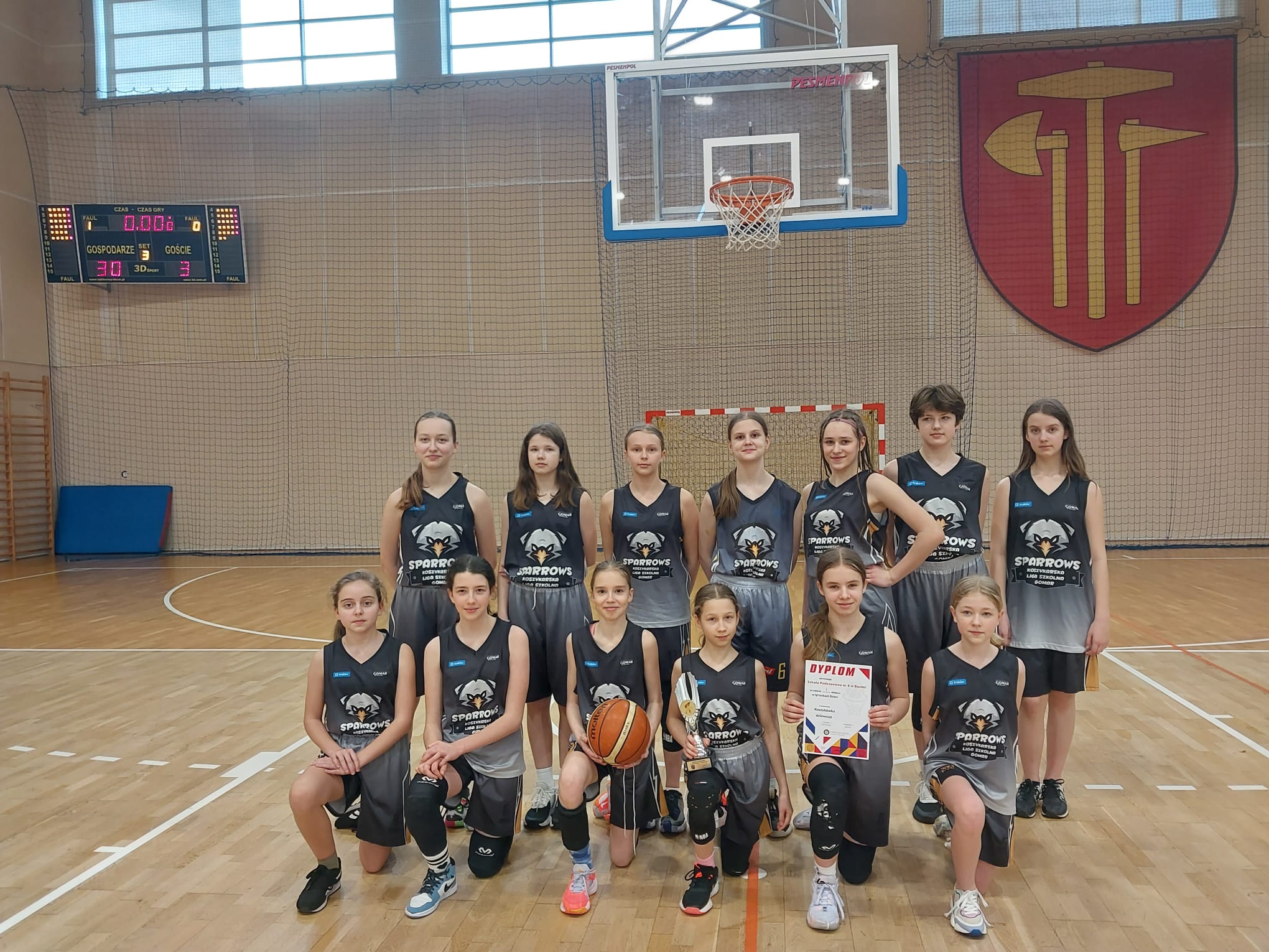 Zawody powiatowe w koszykówce dziewcząt (Igrzyska Dzieci)